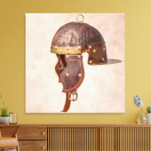 Antiker römischer Militärhelm Leinwanddruck (Insitu (Wohnzimmer))