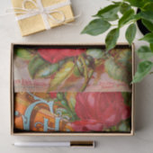 Antiker Rosen-Katalog 10" X 15" Seidenpapier (Geschenk)