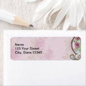 Antiker Rosenstopp auf Mauve (Insitu)