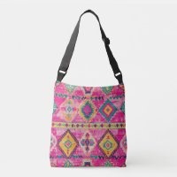Antiker rostiger rosa Gold Orient türkischer Kilim