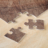 Antiker roter Traktor Puzzle (Seite)