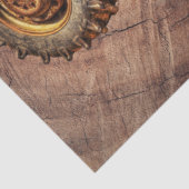 Antiker roter Traktor Seidenpapier (Detail)