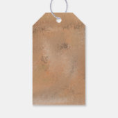 Antiker Rustikaler Vogel Geschenkanhänger (Rückseite)