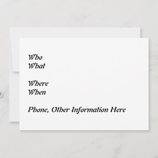 Antiker RV Camper und Auto| Party für die Altersve Einladung (Rückseite)