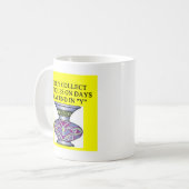 ANTIKER Sammlerwitz Kaffeetasse (Vorderseite Links)