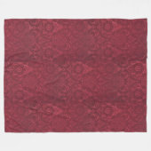 Antiker Samt mit William Morris Eichenprägung Fleecedecke (Vorderseite (Horizontal))