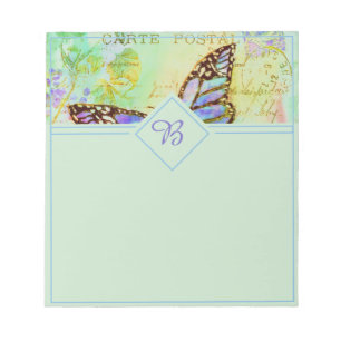 Antiker Schmetterling Notizblock