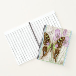 Antiker Schmetterling Notizbuch