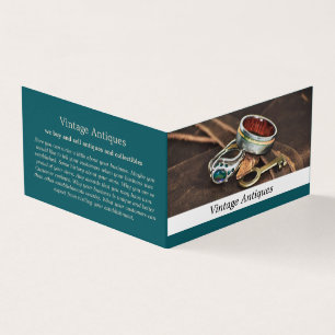 Antiker Schmuck & Schlüssel, Antiquitätenhändler, Visitenkarten