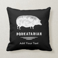 Antiker Schwein-Speck-Liebhaber Porkatarian lustig