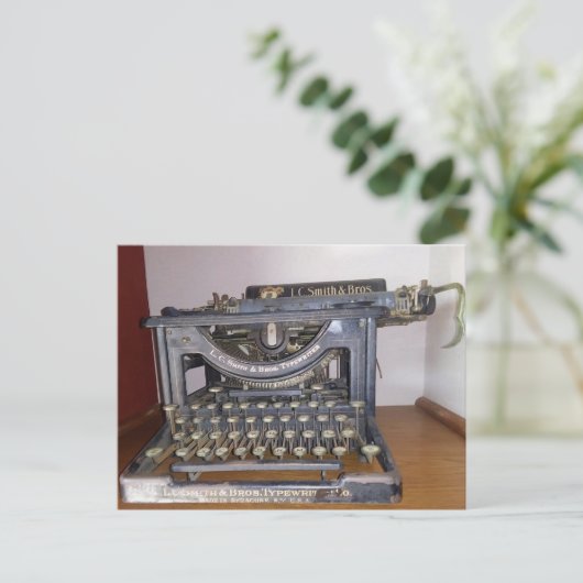 Antiker Smith Brüder Schreibmaschine Postkarte (Stehend Vorderseite)