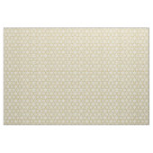 Antiker Spitzedruck - Weiß und Beige Stoff (Yard (91,4 cm))
