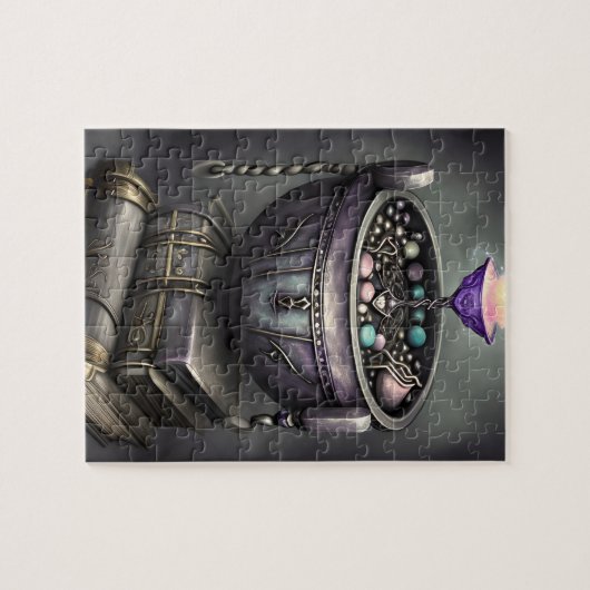 Antiker Steampunk Cauldron auf dem Stapel von Zaub Puzzle (Horizontal)