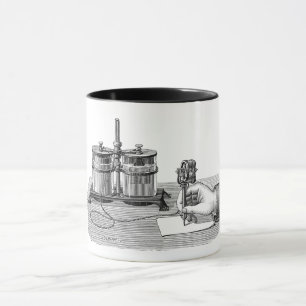 Antiker Steampunk-Schreiber Edison Tasse