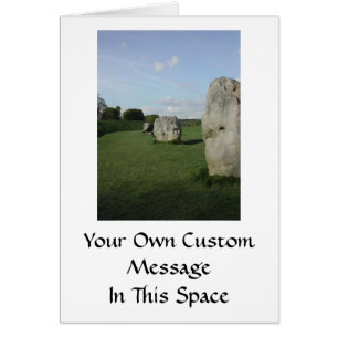 Antiker Steinkreis. Avebury, Wiltshire, England.
