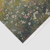 Antiker Stil Delikate Wildblume Landschaft Seidenpapier (Ausschnitt)