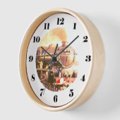 Antiker Stil, GWR Vintage Dampflokomotive Uhr (Winkel)