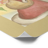 Antiker Stil Vater Weihnachten Gerahmte Mauer Kuns Poster (Ecke)