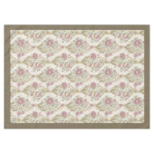 Antiker Stil Viktorianische Verzierte Blumendetail Tischdecke (Vorderseite (Horizontal))