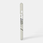 Antiker Straßenablaufdeckel iPhone 16 Hülle (Linke Seite)