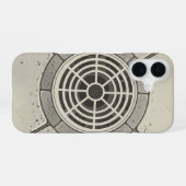 Antiker Straßenablaufdeckel iPhone 16 Hülle (Rückseite (Horizontal))