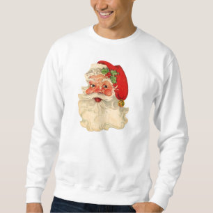 Antiker süßer fröhlicher Weihnachtsmann Sweatshirt