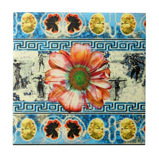 Antiker Tanz Fliese (Vorderseite)