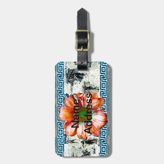 Antiker Tanz Gepäckanhänger (Vorderseite vertikal)