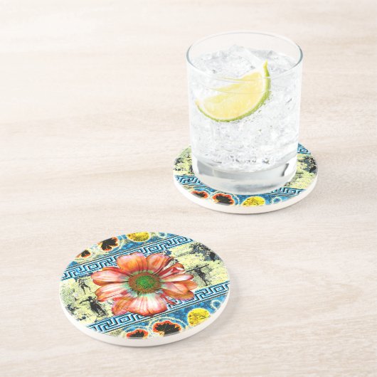 Antiker Tanz Getränkeuntersetzer (Seite)