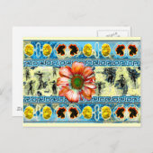 Antiker Tanz Postkarte (Vorne/Hinten)