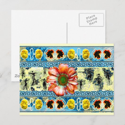 Antiker Tanz Postkarte (Vorne/Hinten)