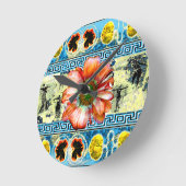 Antiker Tanz Runde Wanduhr (Winkel)