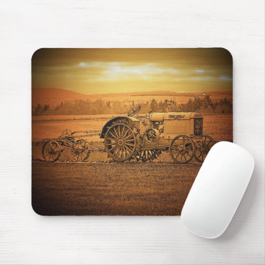 Antiker Traktor Mousepad (Mit Mouse)