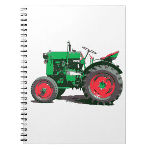 ANTIKER TRAKTOR NOTIZBLOCK