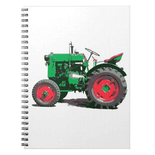 ANTIKER TRAKTOR NOTIZBLOCK (Vorderseite)