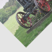 Antiker Traktor Seidenpapier (Ausschnitt)