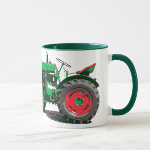 ANTIKER TRAKTOR TASSE