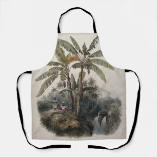 Antiker Tropischer Bananenbaumwald   Vintag Bota Schürze