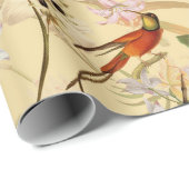 Antiker Tropischer Hummingvogel-Dschungelwald Vani Geschenkpapier (Rolleneckpunkt)