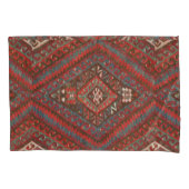Antiker türkischer Kilim Rug Persischer Teppich Kissenbezug (Vorderseite-Links)