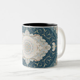 Antiker türkischer Perserteppich Zweifarbige Tasse