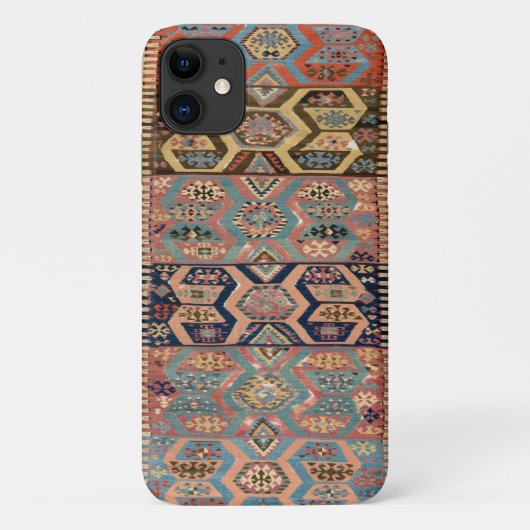 Antiker türkischer Rug Teppich Kilim Case-Mate iPhone Hülle (Rückseite)