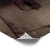 Antiker Türknopf Poster (Ecke)