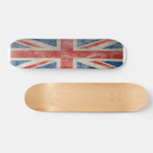 Antiker Union Jack Skateboard (Horizontal)