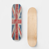 Antiker Union Jack Skateboard (Vorderseite)