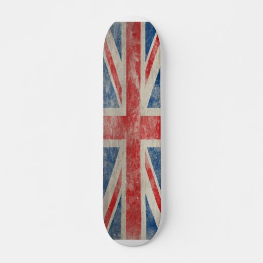 Antiker Union Jack Skateboard (Vorne)