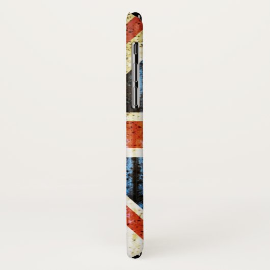 Antiker Unionbuckel Case-Mate iPhone Hülle (Hinten/Links)