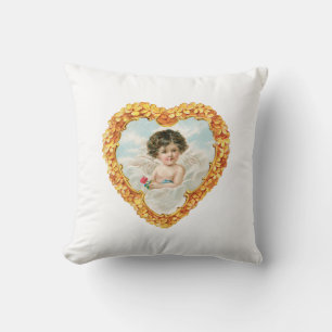 Antiker Valentins-Cupid Kissen