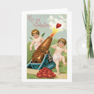 Antiker Valentinstag Feiertagskarte