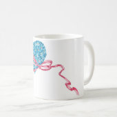 Antiker Valentinstag Kaffeetasse (VorderseiteRechts)
